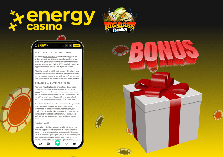 energy casino big bass bonanza bonusy