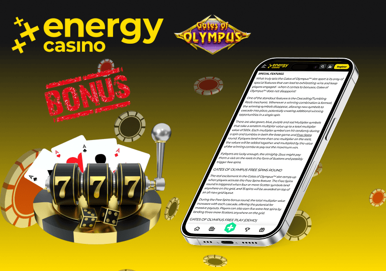 energy casino gates of olympus funkcje