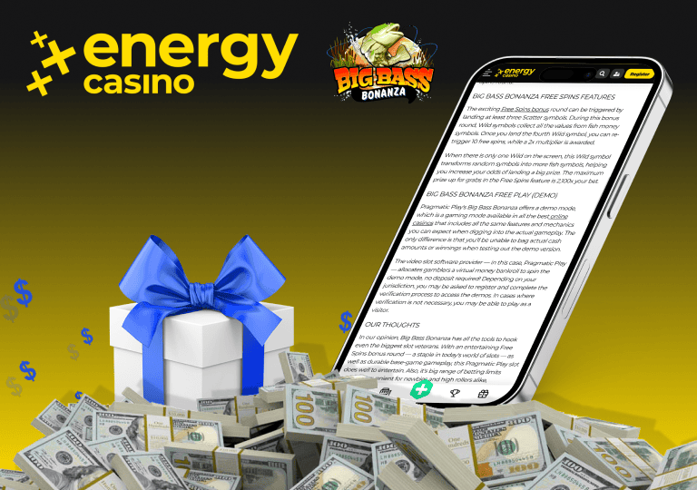 energy casino big bass bonanza funkcje
