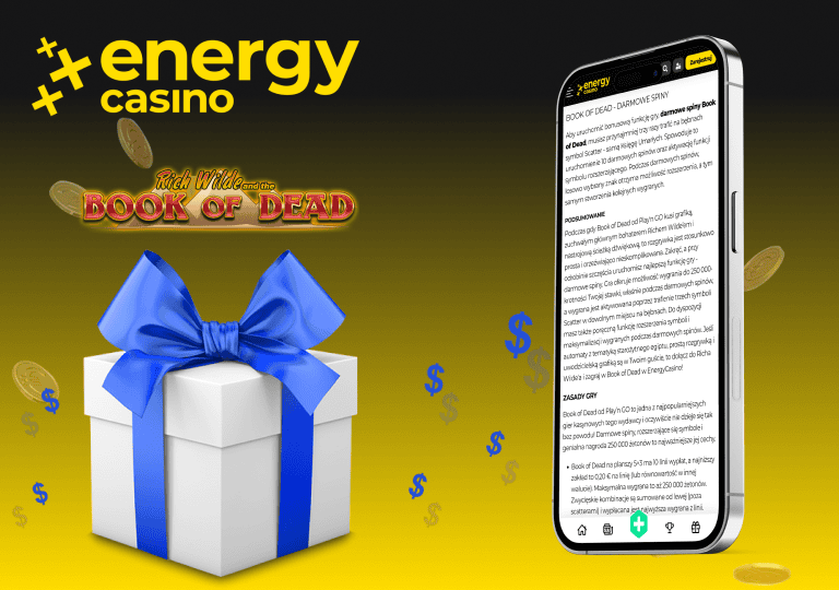 energy casino book of dead funkcje