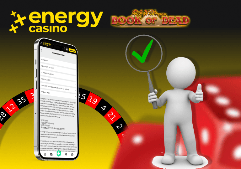 energy casino book of dead porady