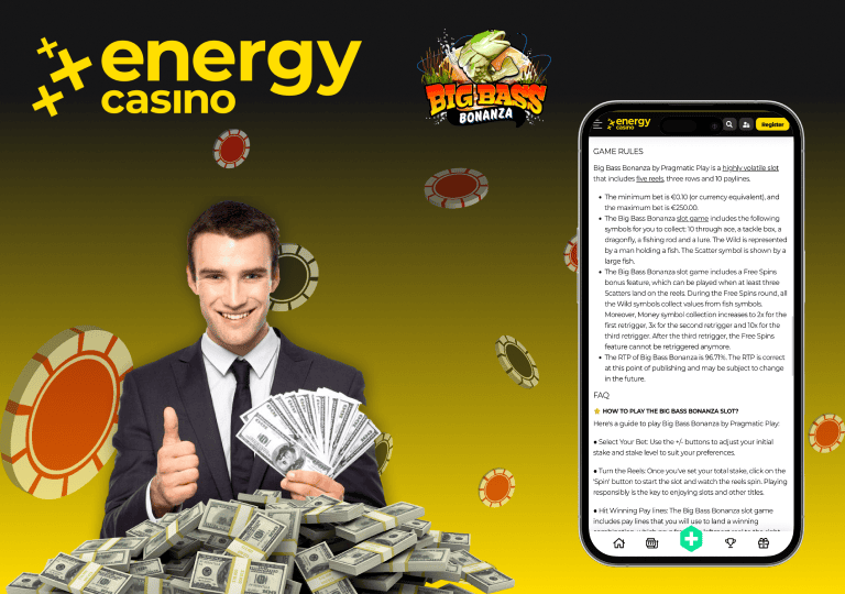 energy casino big bass bonanza porady