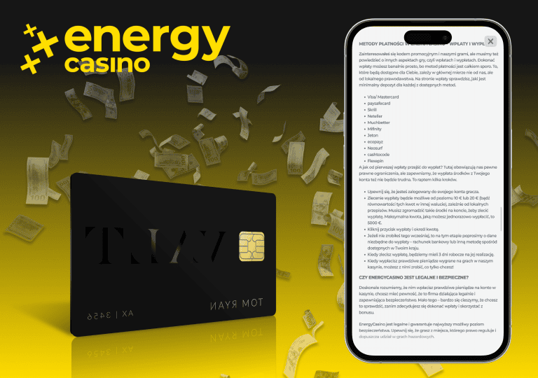 energy casino platnosci